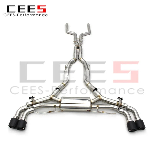 CEES Catback Exhaust for BMW X5/X5M 4.4TT 2010-2018 Stainless Steel Exhaust System High Performance Exhaust Pipe Muffler