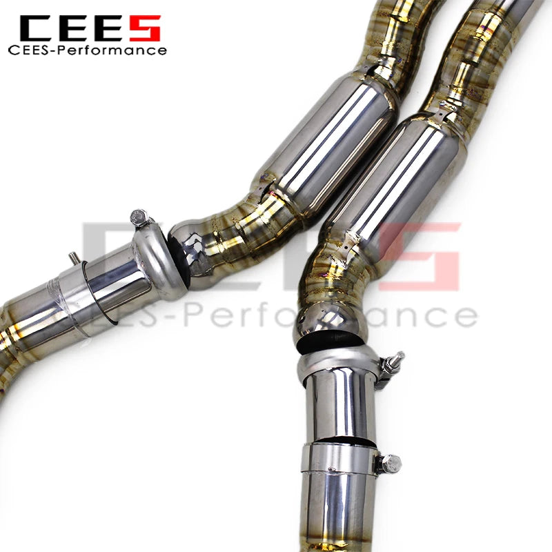 CEES Valvetronic Exhaust Catback System for BMW M2 G87 2023 High Performance Titanium Car Escape Exhaust  Muffler Pipes Assembly