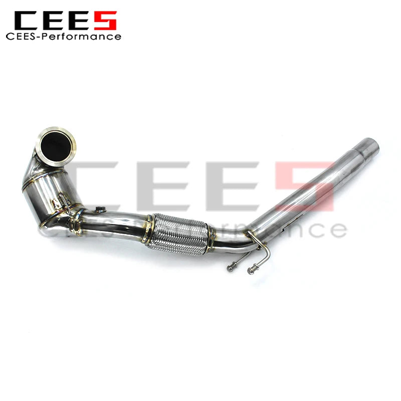 cees Stainless Steel Performance with Cat Downpipe for VW GOLF VIII/8 2020-2023 Sport Catted Downpipe Exhaust System