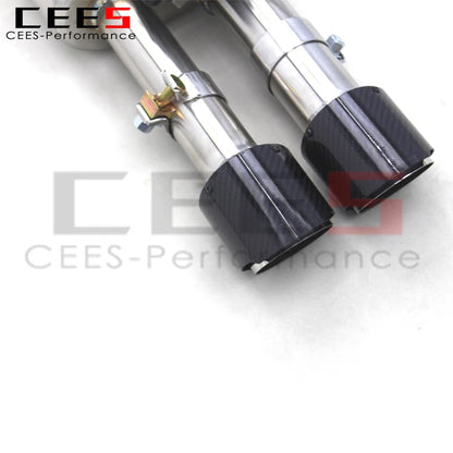 CEES Valved Sport Exhaust System Auto Parts for Audi A6 2.0T C7 2012-2018 Stainless Steel Catback Exhaust System Accessories