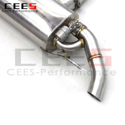 CEES Stainless Steel Catback For Mercedes-Benz CLA45 AMG 2.0T 2014-2023 Valvetronic Muffler Systems Exhaust Pipes