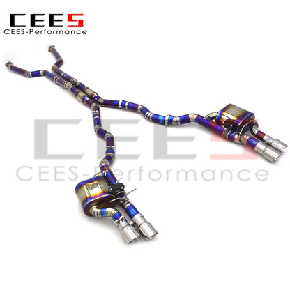 CEES Catback Exhaust System Valvetronic High Performance Exhaust Pipe For BMW M6 E63 V10 5.0L 2006-2010