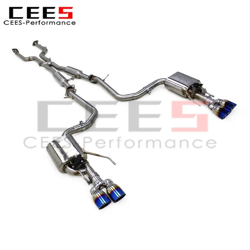 CEES Catback Exhaust Muffler  for Lexus RC350 3.5L 2014-2021 SS304 Escape Car Exhaust Pipes Upgrade Racing Exhaust System