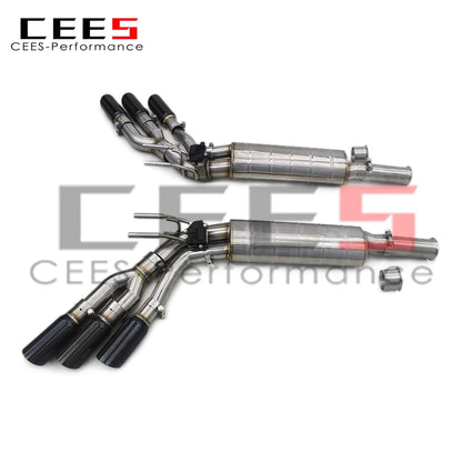 CEES Catback Exhaust Escape For Mercedes-Benz G63 W464 4.0T 2019-2023 Car Exhaust System Stainless Steel Exhaust Pipe Muffler