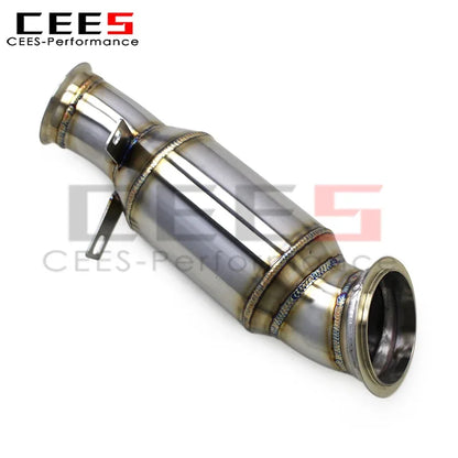 CEES Downpipe Exhaust System Assembly for BMW M2 F87 N55 3.0T 2014-2018 Stainless Steel Downpipe Exhaust Header Front Pipes