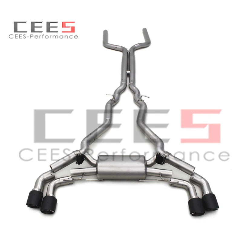 CEES Performance for BMW M5 F90 4.4T 2018-2023 Tuning Valvetronic Muffler Catback Exhaust System With Valve  Sistemas De Escape