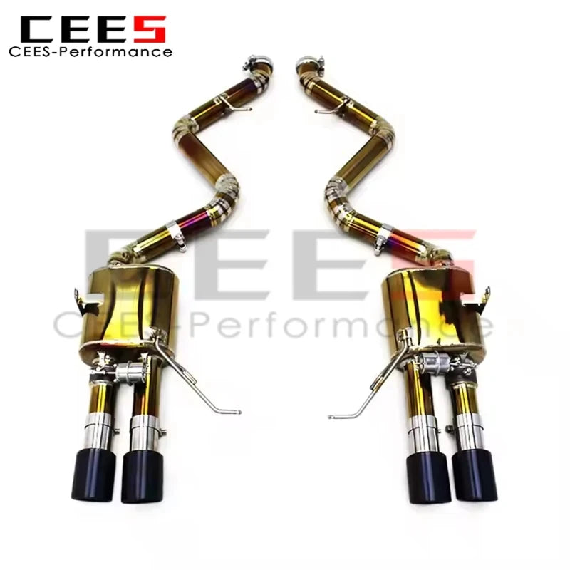 cees Axle Exhaust Pipes for BMW M3 E90/E92/E93 4.0L 2008-2013 Escape Car Exhaust Pipe Muffler System Stainless Steel/Titanium