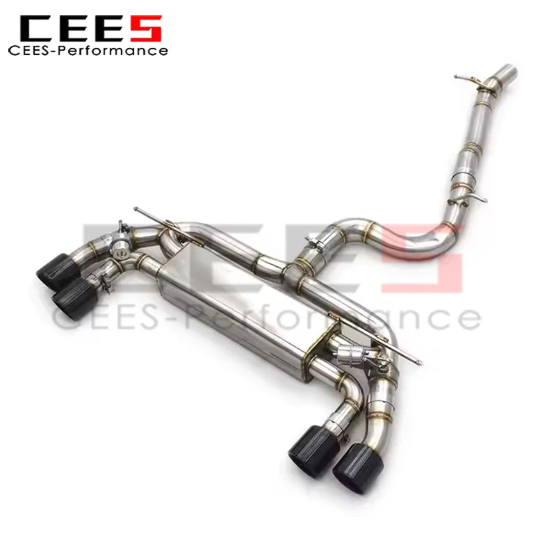 cees Catback Exhaust Escape for VW GOLF MK7 7R/7.5R 2.0T 2012-2019 Valve Exhaust Pipe Muffle SS304 Stainless Steel System