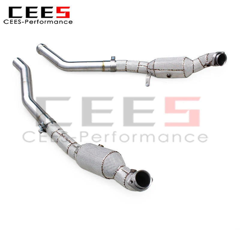 Mercedes-Benz ML63 AMG W164/M156 6.2L Stainless Steel Downpipe Exhaust System