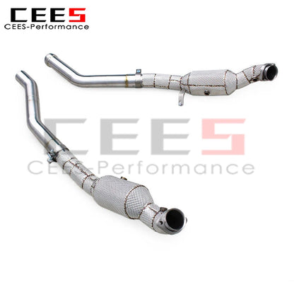Mercedes-Benz ML63 AMG W164/M156 6.2L Stainless Steel Downpipe Exhaust System