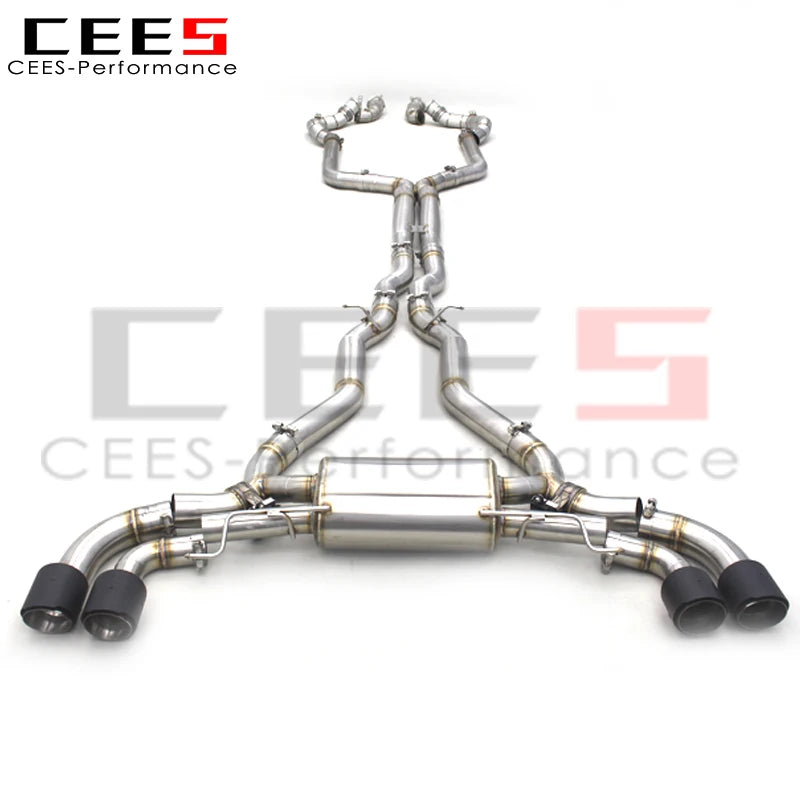 CEES  Muffler Exhaust System For BMW M5 F90 4.4T 2018-2023 Performance 304 Stainless Steel catback exhaust Car Exhaust System