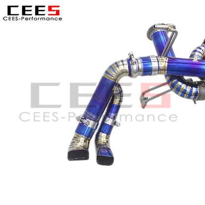 cees for Audi R8 V10 5.2 2016-2019 Catback Valved Sport Exhaust System