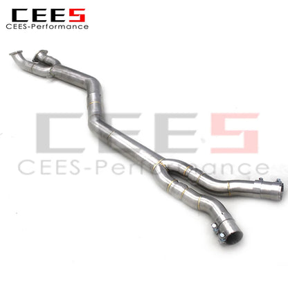 CEES High quality catback exhaust single midpip For BMW M3 M4 G80 G8X G83 G82 3.0T 2020-2025 Stainless Steel 304