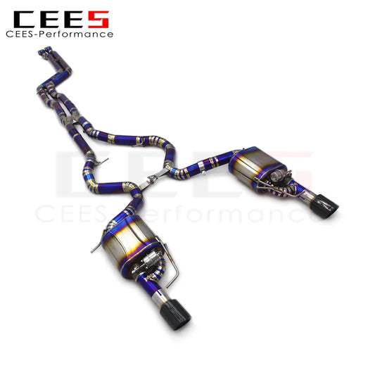 CEES Catback Exhaust For BMW 335i E90/E92/E93 3.0T N55 2009-2013 Titanium Alloy Car Exhaust Pipe Car Exhaust System