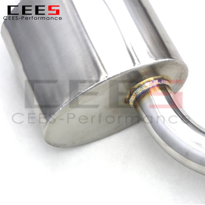 CEES exhaust pipes Catback Exhaust For Audi A7 3.0T 2012-2023 304 Stainless Steel Performance exhaust valve