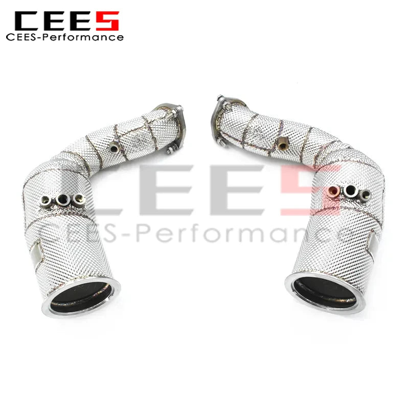 CEES Catback Exhaust Downpipe Full Exhaust for Lamborghini URUS 4.0 2018-2023 Titanium Performance Escape Exhaust Pipe