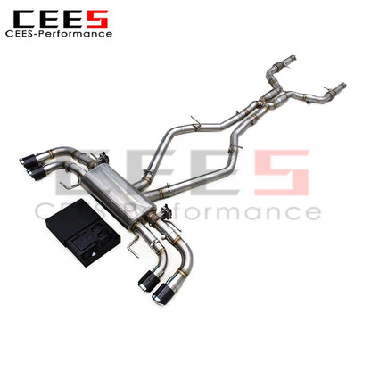 Alfa Romeo Giulia Quadrifoglio 2.9T V6 2016-2024 Valved Sport Exhaust System