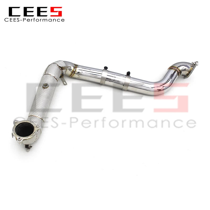 CEES Performance Competition Exhaust Empty downpipe For Mercedes-Benz A35 AMG W177 2.0T 2020-2023 Stainless Steel Exhaust downpipe exhaust