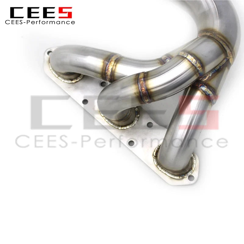 CEES Lengthening Exhaust manifold For Porsche Boxster/Cayman 987.2 2008-2012 Car Exhaust System Stainless Steel Exhaust Pipe