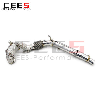 Audi Q3 2.0T 2019-2021 Stainless Steel Downpipe Exhaust with OPF/GPF