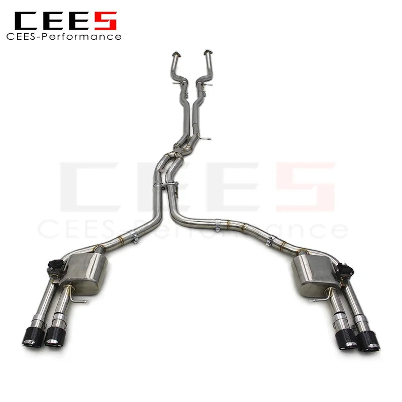 cees for Audi S8 D4 4.0T 2013-2018 Valved Sport Exhaust System
