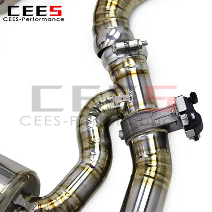 CEES Titanium Silver Escape Catback Exhaust Racing Exhaust System for BMW M2 G87 3.0T S55 2024 Car Escape Exhaust Muffler System