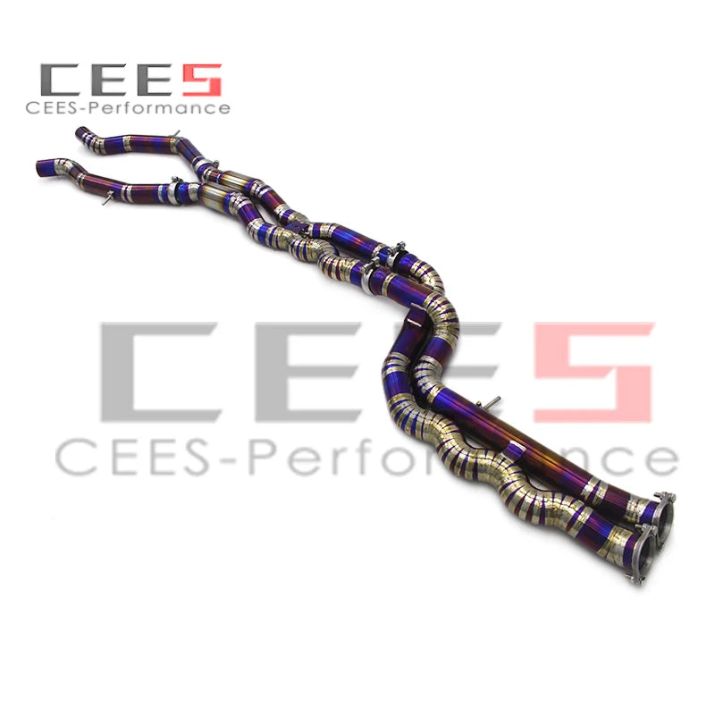 CEES For BMW M3/M4 F80/F82 3.0T 2015-2019 Titanium alloy Performance Equal length Mid pipe With resonator