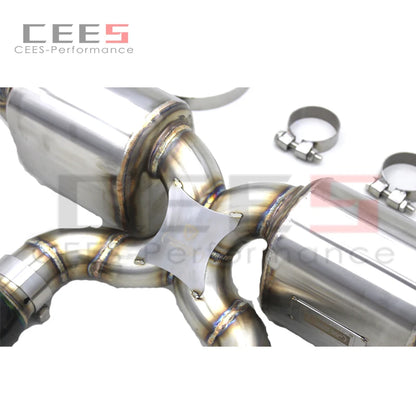 CEES Catback Exhaust System For Porsche 911 991.2 GTS 2011- Stainless Steel Exhaust manifold Downpipe Exhaust Pipe