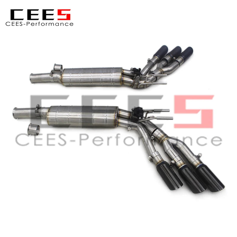 CEES Catback Exhaust Escape For Mercedes-Benz G63 W464 4.0T 2019-2023 Car Exhaust System Stainless Steel Exhaust Pipe Muffler