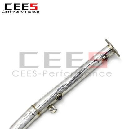 cees Auto 2.5" Exhaust Mid pipe for BMW M3 E90/E92/E93 V8 4.0L 2008-2013 Exhaust pipes Dual X Mid Pipe with Dual Resonator Titanium/Stainless Steel