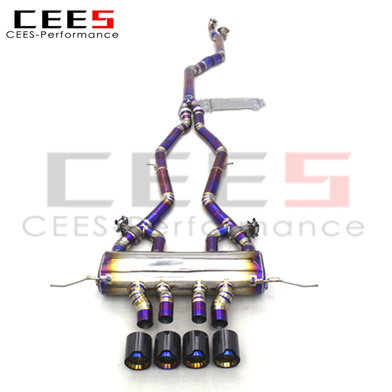 CEES Catback Exhaust For BMW M3 G80 3.0T 2021-2023 Performance Titanium alloy Exhaust Muffler Racing Car escape Exhaust System