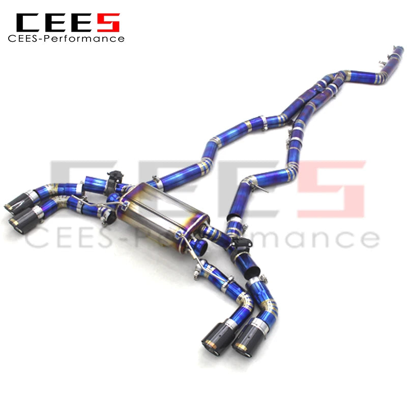 CEES Valved Sport Exhaust System For For BMW M240/M240i B58 3.0T 2017-2023 Car Exhaust System Titanium Pipes Muffler