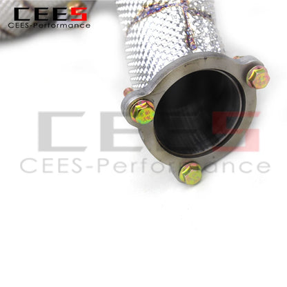 CEES Downpipe For Porsche Macan 2.0T 2021-2023 Stainless Steel Catless downpipe without catalyst with OPF Exhaust Pipe