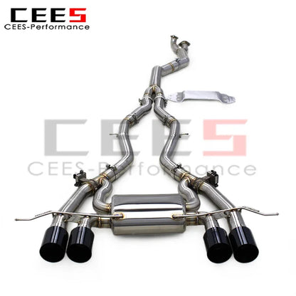 cees Valvetronic Sport Exhaust Pipe for BMW M3 M4 G80 G82 G83 3.0T 2019-2025 SS304 Stainless Steel Tuning Exhaust Muffler System