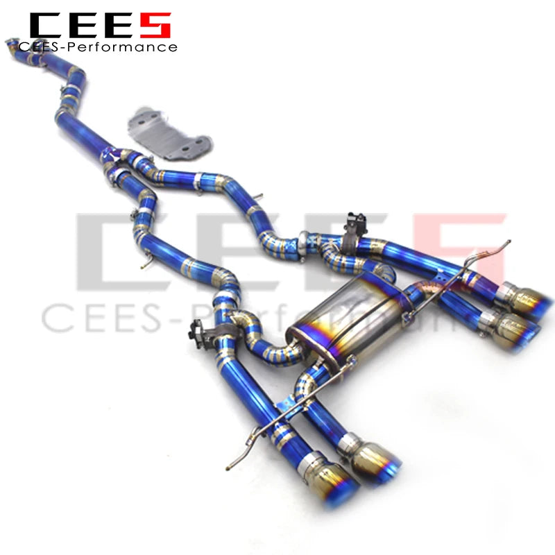 CEES Titanium Exhaust Pipes For BMW M2 G87 2023 High Performance Catback Exhaust mufflers convert sound