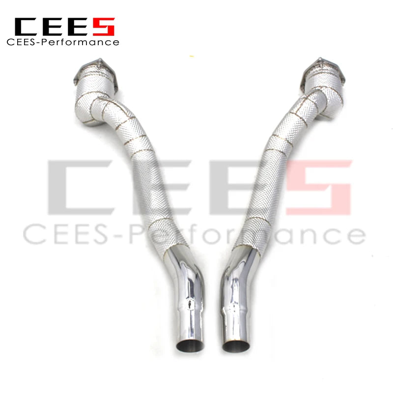 CEES Exhaust Downpipe For Ferrari FF 6.3 2011- Catless downpipe without catalyst Exhaust Pipe