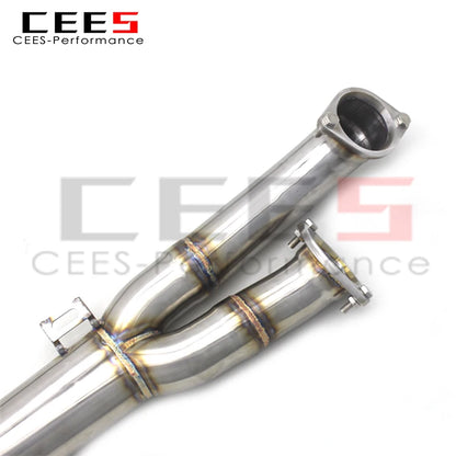 CEES Extended Brace Mid pipe For BMW M3/M4 G80/G82 3.0T 2020-2025 Stainless Steel 304 Exhaust Pipe Car Exhaust System