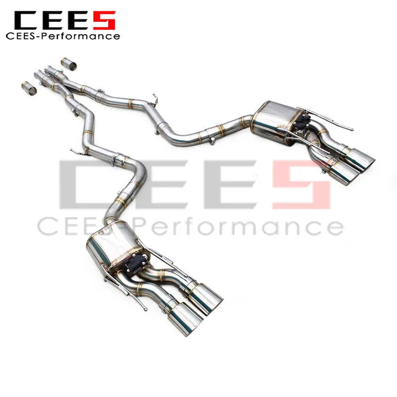 Mercedes Benz S63 AMG W221 6.2L 2008-2012 Valved Sport Exhaust System