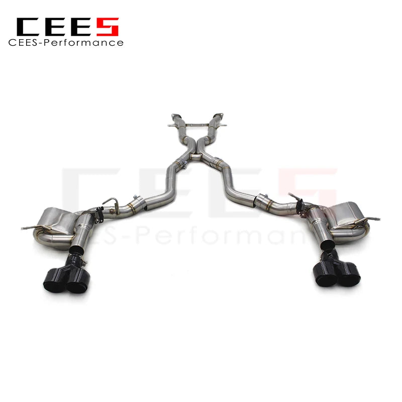 CEES Valved Catback Exhaust System For JEEP Grand Cherokee 3.0/3.6 2007-2023 304  Muffler Escape Car Exhaust Pipes