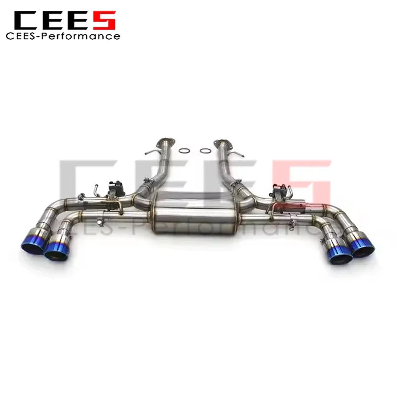 cees SS304 Stainless Steel Axle Exhaust for Lexus LC500/LC500H 3.5L 2016-2021 Tuning  Auto Parts Exhaust Pipe System Assembly