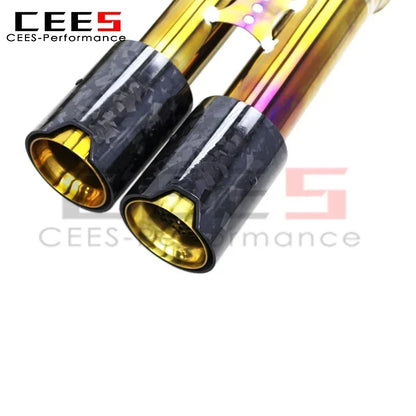 cees Valved Sport Exhaust System for BMW X5M/X6M F85/F86 4.4TT 2015-2019 Titanium Exhaust Pipes Valvetronic Catback Muffler