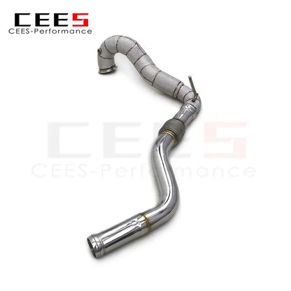 Mercedes-Benz A45 AMG 2.0T 2014-2020 Stainless Steel Free Flow Heat shield Downpipe Exhaust System