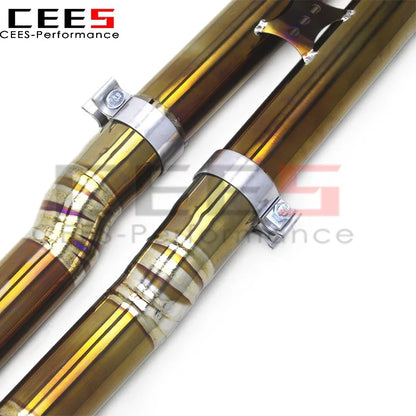 cees Golden Catback Exhaust for Maserati Ghibli 3.0T 2014-2024 Titanium Exhaust Pipes Muffler Valvetronic with Remote Control