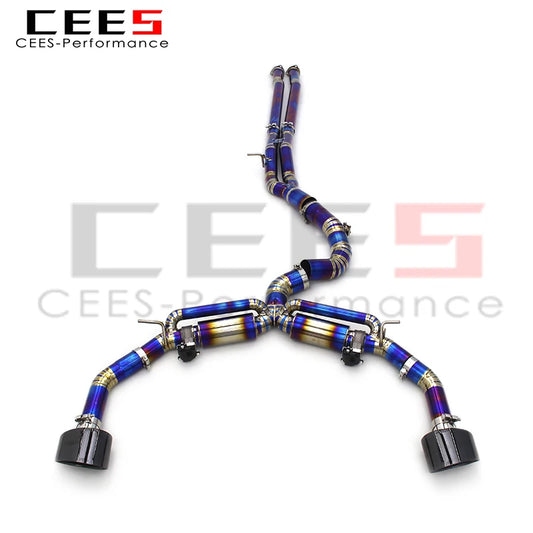 Escape Catback Exhaust For Audi RS3/TTRS 2.5T 2017-2023 Titanium Exhaust Pipe Muffler Car Exhaust System