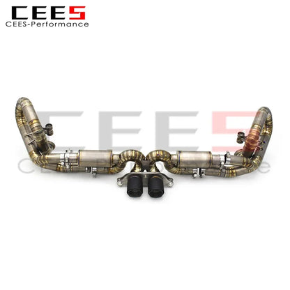 cees Catback Exhaust For Porsche 911 991/991.1 GT3 4.0 2015-2018 Exhaust Pipe Muffler Escape Titanium alloy Exhaust System