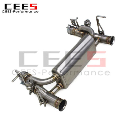 CEES Stainless Steel Catback Exhaust Pipes for Ferrari 488 3.9T V8 2015-2019 Car Exhaust System Exhaust Pipe Escape