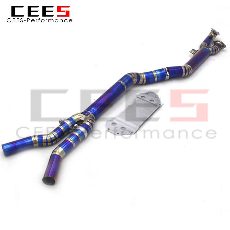 Wholesale New Style performance Titanium Single Midpipe For BMW M3/M4 G80/G8X 3.0T 2020-2025 Car Accessories Exhaust Systems