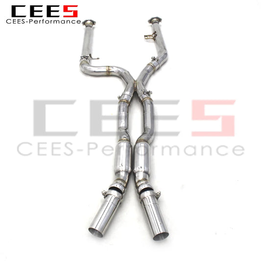 CEES  Equal Length Midpipe For BMW M3/M4 G80/G82 3.0T 2021-2025 Performance 304  Exhaust Pipes Car Exhaust Systems