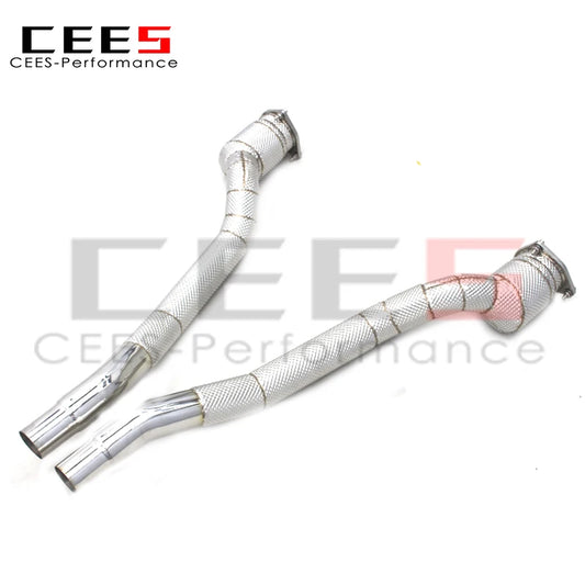CEES Exhaust Downpipe For Ferrari FF 6.3 2011- Catless downpipe without catalyst Exhaust Pipe