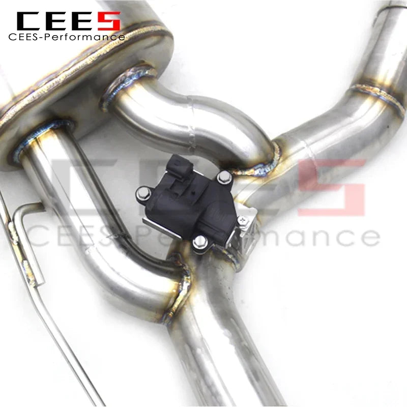 CEES Valvetronic Muffler Axle Exhaust For BMW X7 3.0T/4.4TT G07 2019-2023 Stainless Steel Escape Exhaust Pipe